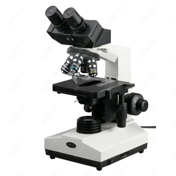 Бинокулярный составной Микроскоп AmScope поставляет 40X 1000X ветеринарный доктор