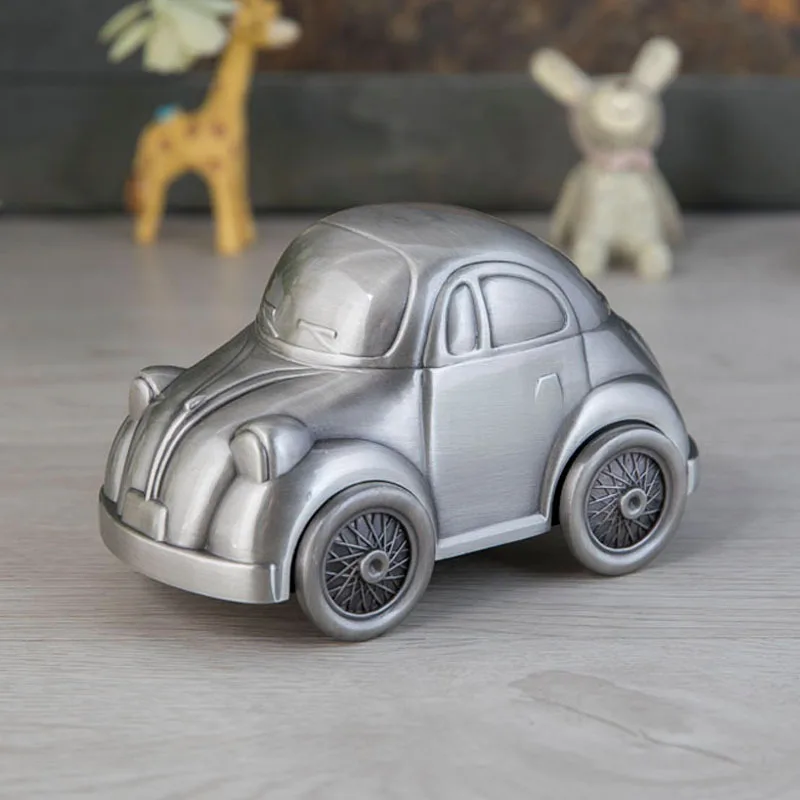 5523P Классическая Автомобильная серия, копилка для монет, копилка, игрушки для детей, подарок, Детская банка, поезд, трактор, винтажный домашний декор, металл, художественное ремесло - Цвет: 5523P