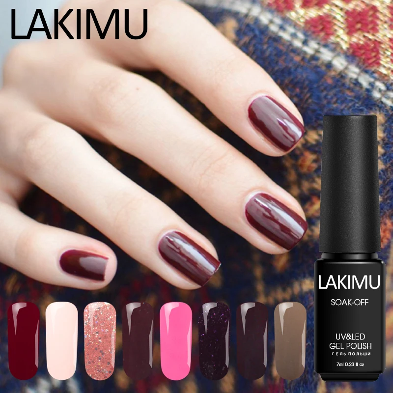 Гель лак Lakimu для ногтей 24 цвета 7 мл|Гель ногтей| |