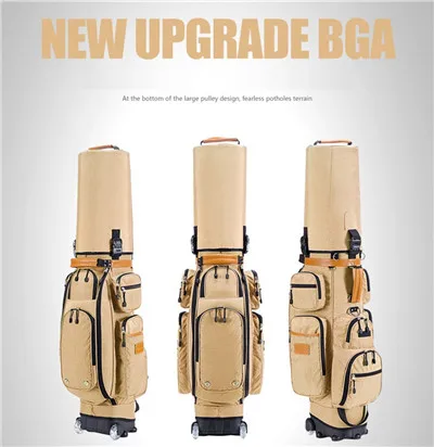 Многофункциональная дорожная сумка для гольфа подставка для дисков Caddy Airbag авиационная сумка большой емкости для гольфа сумки для гольфа D0644 - Цвет: Цвет: желтый