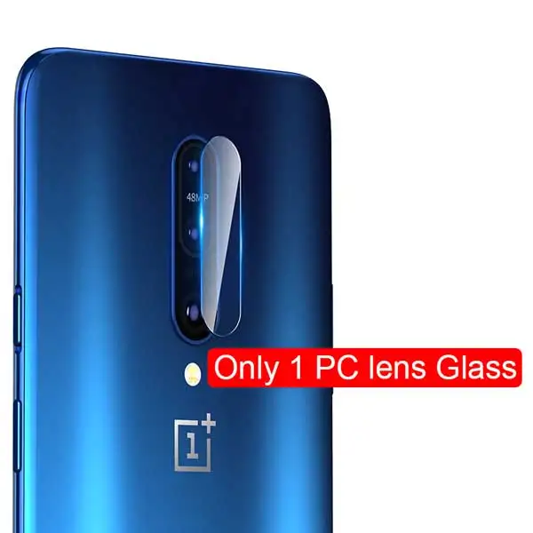 1pcs lens glass Закаленное стекло для OnePlus 7 Pro 6T 6 защитная пленка для экрана для One Plus 7Pro 6T Защитная стеклянная крышка для объектива камеры Чехол - Цвет: 1pcs lens glass