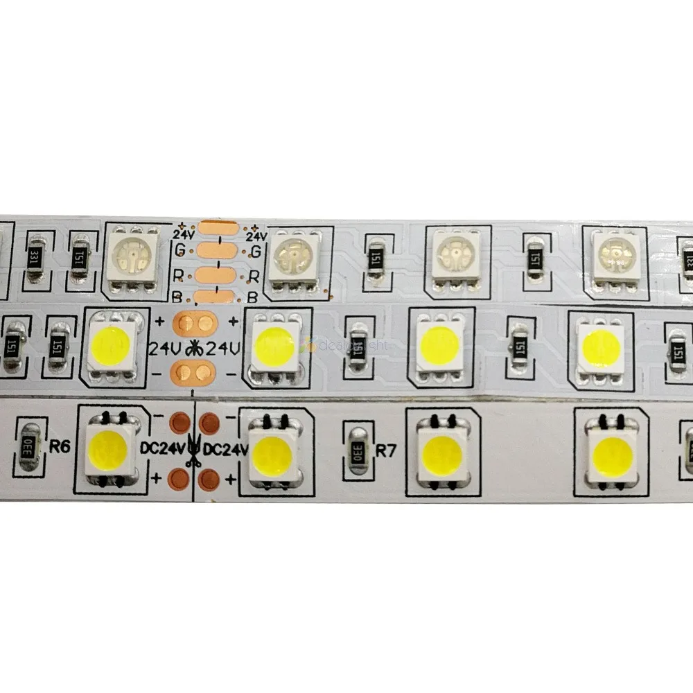 24V 5050 SMD светодиодный 60 Светодиодный s/m 5 м/лот, IP20/IP65/IP67 водонепроницаемый гибкий светодиодный светильник, белый теплый белый RGB