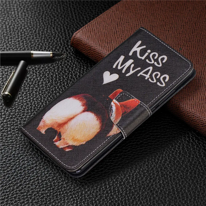 Чехол для Xiaomi Redmi 7A, кожаный чехол для Fundas Xiaomi Redmi 7, чехол для Redmi 7A, чехол-кошелек, окрашенные чехлы для телефонов с подставкой