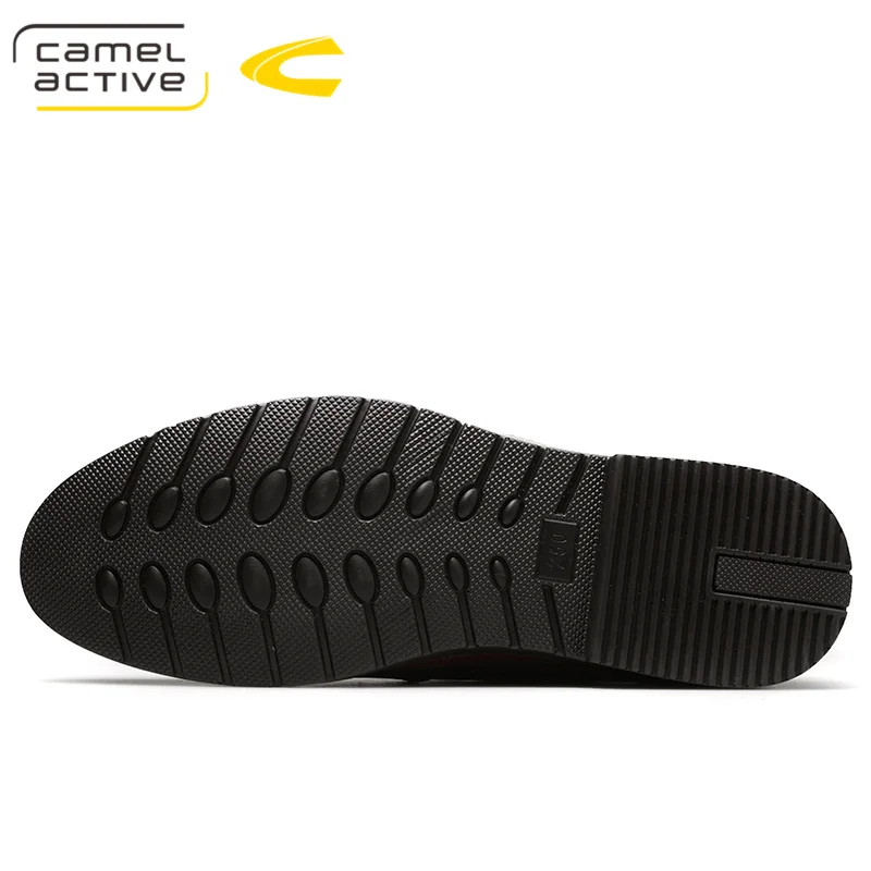 Мужские туфли-оксфорды без шнуровки Camel Active коричневые классические туфли из
