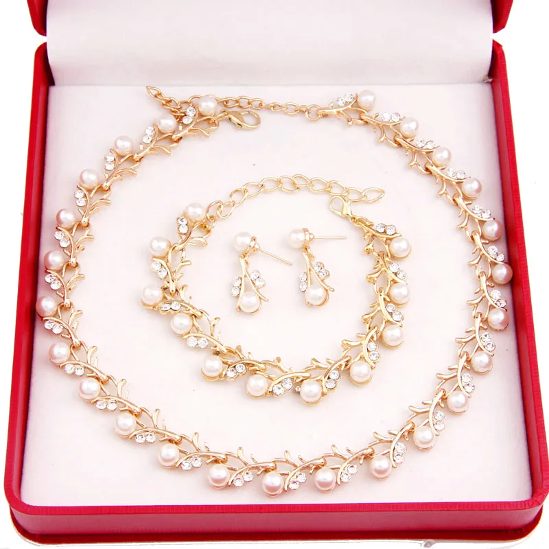 Hot Worldwide Imitation Pearl Simple Elegant Bridal Jewelry Sets Kit Gift Fast Free Shipping New Selling | Украшения и аксессуары