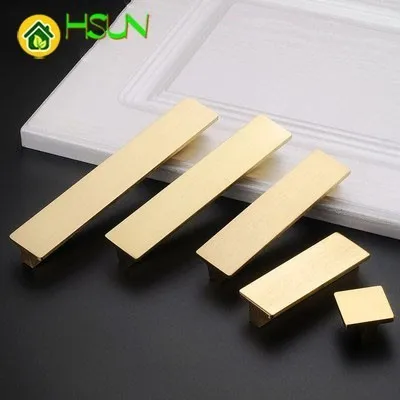 

0.6'' 2.5'' 3.75'' 5'' 6.3'' Brushed Gold Knob Dresser Knobs Pulls Drawer Pull Handles Unique Kitchen Cabinet Pulls Door Handle