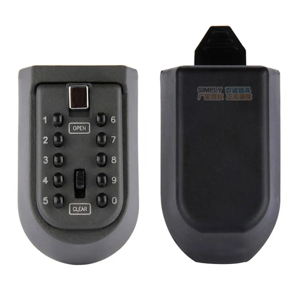 Настенный держатель для ключей с кодовым замком утолщенная железная коробка из