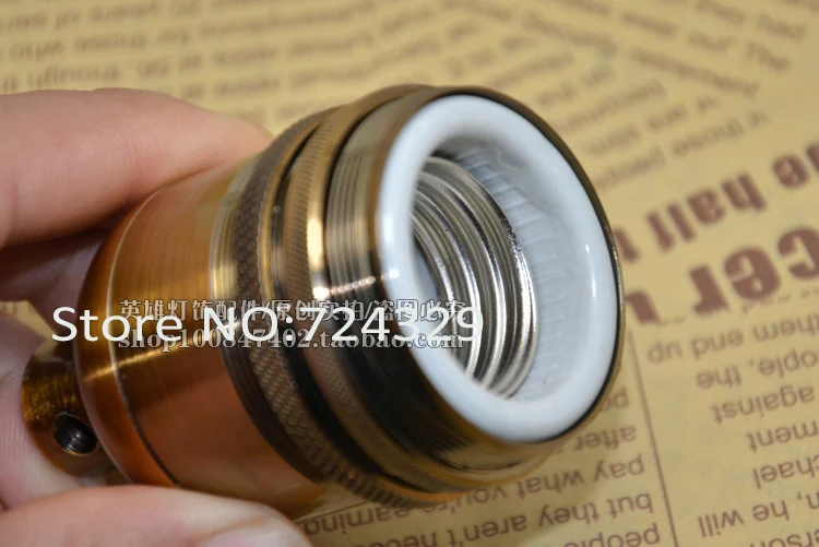 E27 ретро цоколь винтажная люстра лампа розетка для гостиной ресторана чердак бар