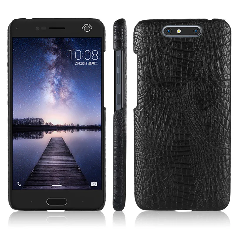 Жесткий чехол ZTE V 8 Blade V8 из поликарбоната и искусственной кожи с крокодиловой