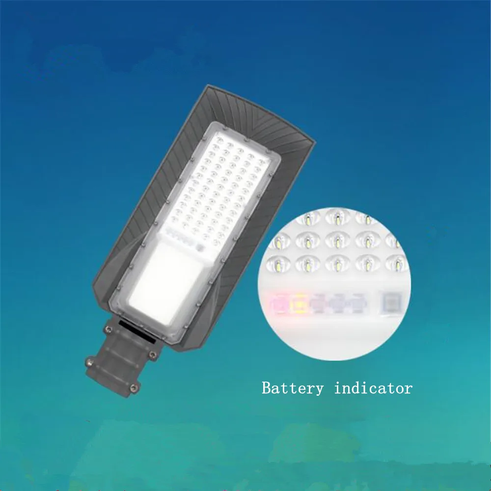 Уличный светодиодный светильник с линзами на солнечной батарее