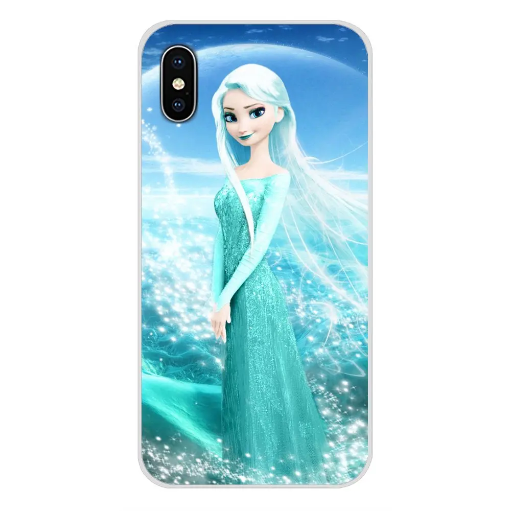 Аксессуары чехлы для телефонов Чехлы Эльза Принцесса Apple iPhone X XR XS MAX 4 4S 5 5S 5C SE 6 6S 7 8