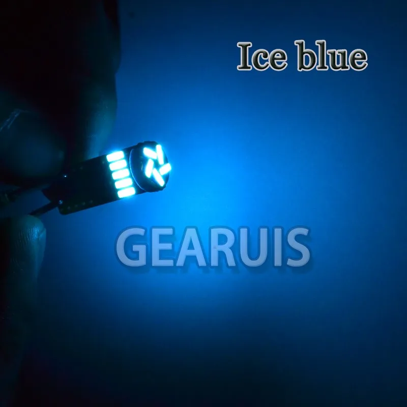 10 шт. T10 15 SMD 4014 чипы неполярный светодиод 50MA W5W 194 автомобильный Стайлинг