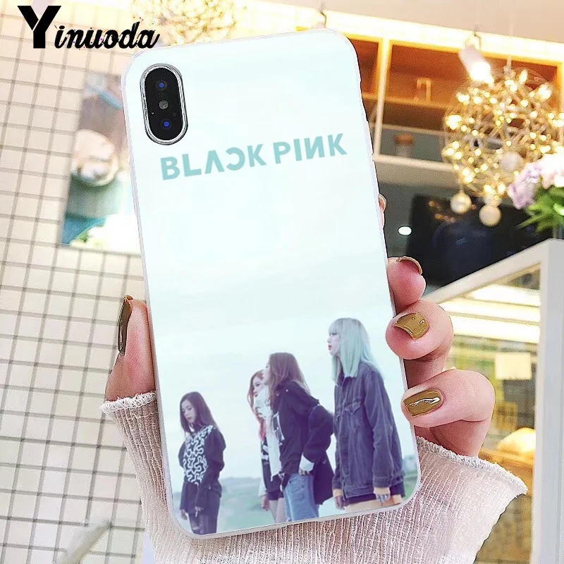 Yinuoda KPOP Черный Розовый JISOO JENNIE ROSE LISA новое поступление чехол для телефона iPhone 8 7 6S