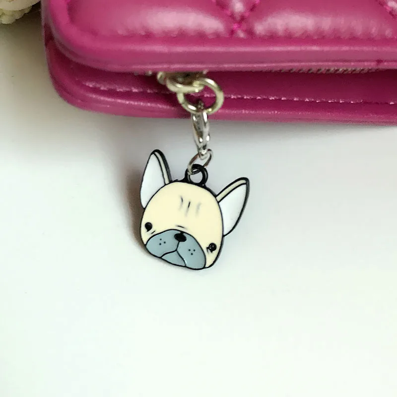 Мини милые металлические брелки с мультяшными животными собаками и кошками