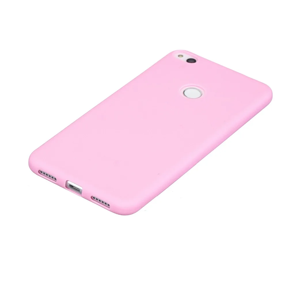 Candy Color Matte TPU Phone Cases for Huawei P8 lite 2017 Luxury Ultra Slim Soft Silicone Case Cover Shell |