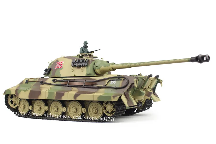 Квадрокоптер HL 3888a 1 Pro с инфракрасной системой управления 1:16 немецкий King Tiger Henschel