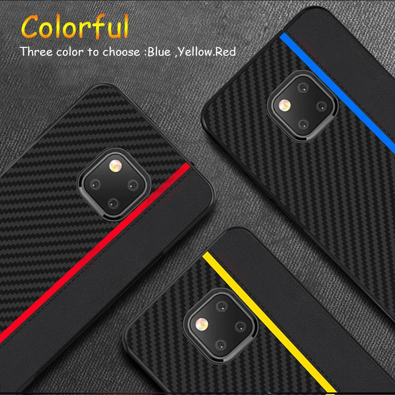 Для huawei mate 20 Pro 30 чехол Оригинальное углеродное волокно Кожаный противоударный чехол для huawei mate 30 20 P20 P30 Pro P20 Lite чехол