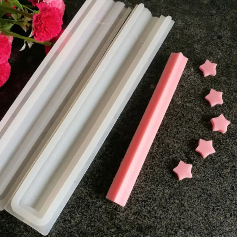 Круглая силиконовая форма в форме сердца для свечи сделай сам Свеча на колонне