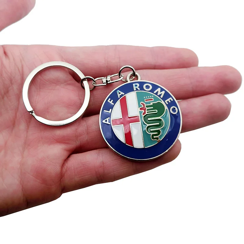 Автомобильный брелок из сплава для ключей автомобильный держатель Alfa Romeo Giulietta