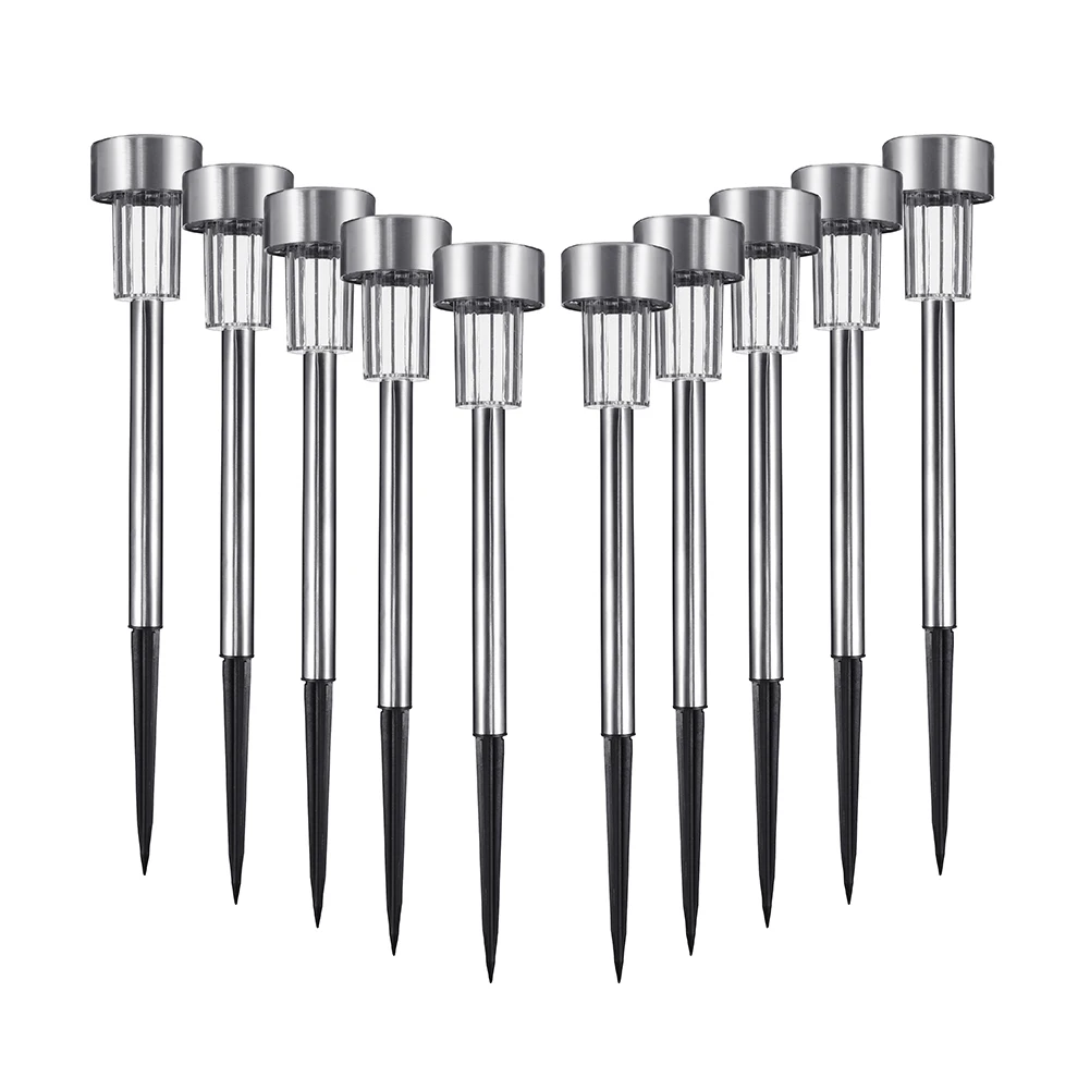 10 шт. Солнечный свет лампы Сад Двор Дорога Путь Газон наружного освещения