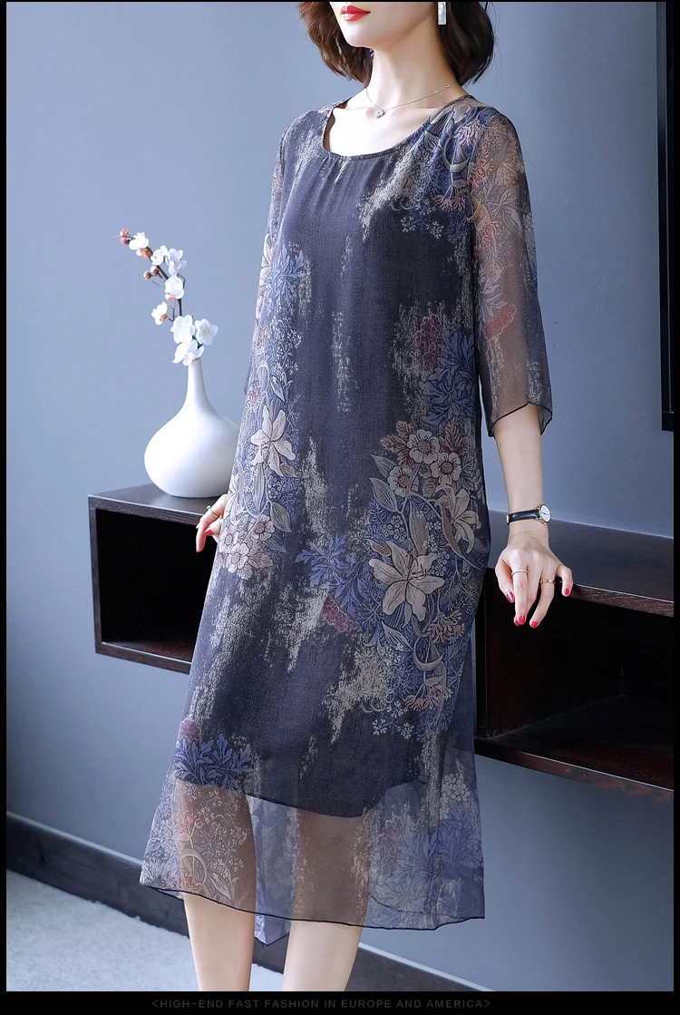 Винтажное Цветочное платье 5XL размера плюс Boho миди, летнее шифоновое пляжное макси-платье с принтом, элегантные женские вечерние платья