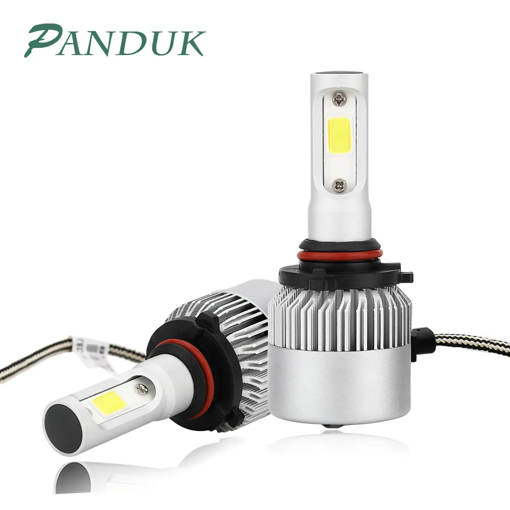 PANDUK H4 светодиодный H7 H11 H8 HB4 H1 H3 9004 9005 9006 9007 Авто S2 автомобильные головные фары