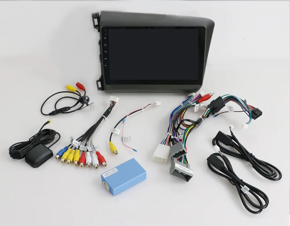 Bosion Android 10 0 автомобильный DVD плеер GPS навигация Мультимедиа для Honda Civic радио 2012 2Z015