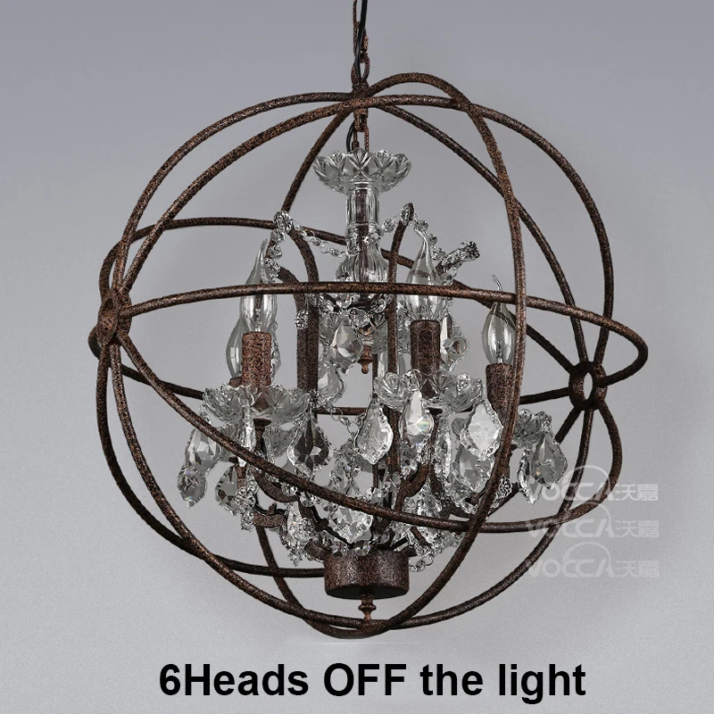 Винтажная орбитальная хрустальная люстра K9 сделай сам американская домашняя