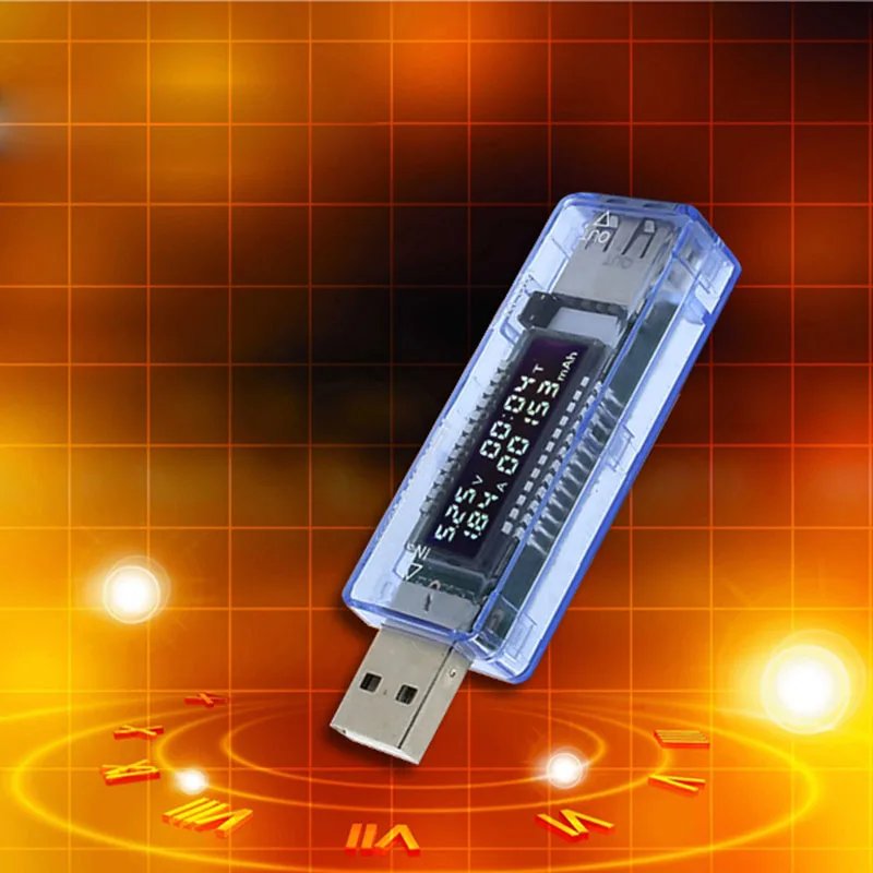 Мини USB зарядное устройство 3 в 1 измеритель емкости напряжения тока детектор
