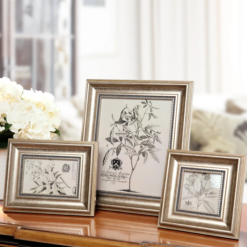 Фоторамки в стиле ретро 4/6/7/10 дюймов для фотографий винтажная фоторамка