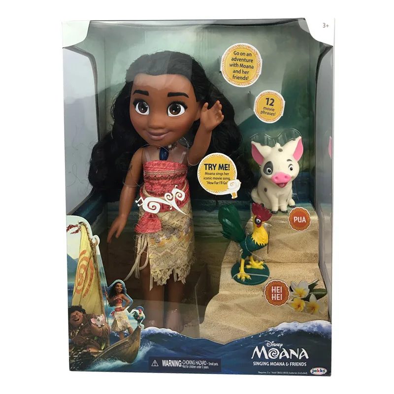 12 дюймов настоящая одежда Moana экшн-фигурки музыка Моана поет, как долго я буду светиться и музыкальная игрушка куклы Детский подарок