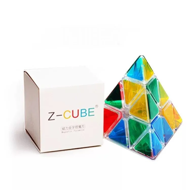 Новый Zcube 3x3 пирамиды Магнитный Треугольники магический куб 7 3 см