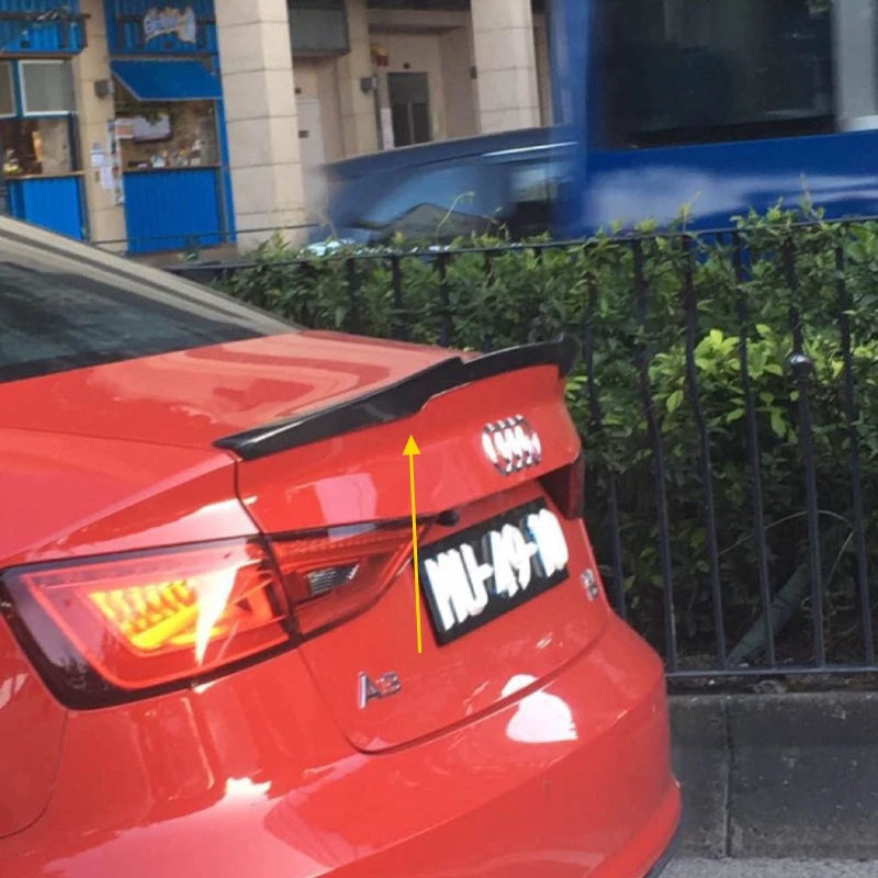 Автомобильный Стайлинг из углеродного волокна задний спойлер крыло багажника