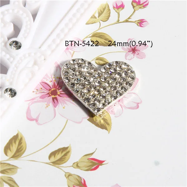 2pieces BTN-5422 Пуговицы с жемчугом и стразами, пряжка с плоской задней частью, украшение для рукоделия, бант для волос, цветок, 2 шт./ - Цвет: 2pieces BTN-5422