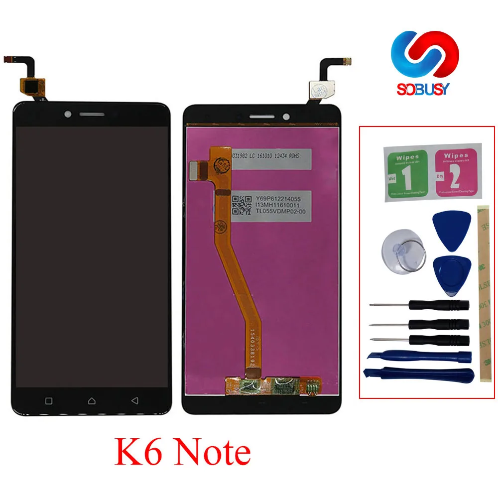 Оригинальный ЖК дисплей Highscreen для Lenovo K6 Note K53A48 сенсорный экран дигитайзер Замена