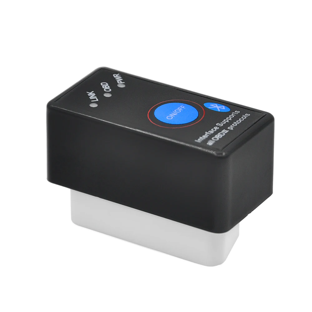 V1.5 супер Bluetooth ELM327 OBD2/OBDII сканер с Мощность коммутатор работает на Android Symbian Windows