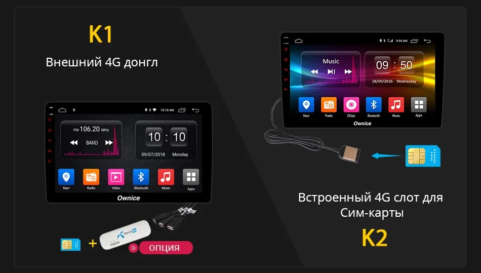 Ownice K1 K2 Octa Core Android 8,1 2 Дин радио для hyundai Santa Fe 3 IX25 Creat IX45 Автоматическая навигация gps плеер