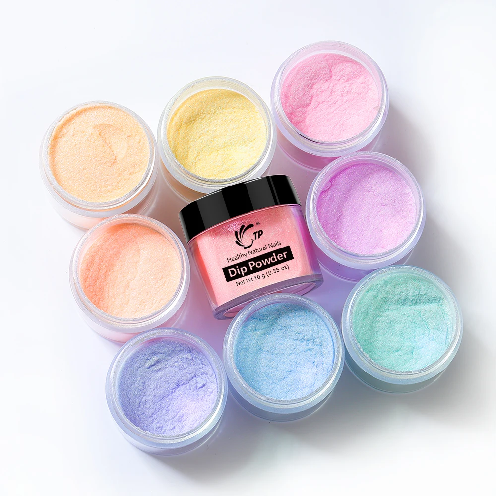 2 шт. перламутровая погружная пудра розового цвета блестящая Пыль для ногтевого