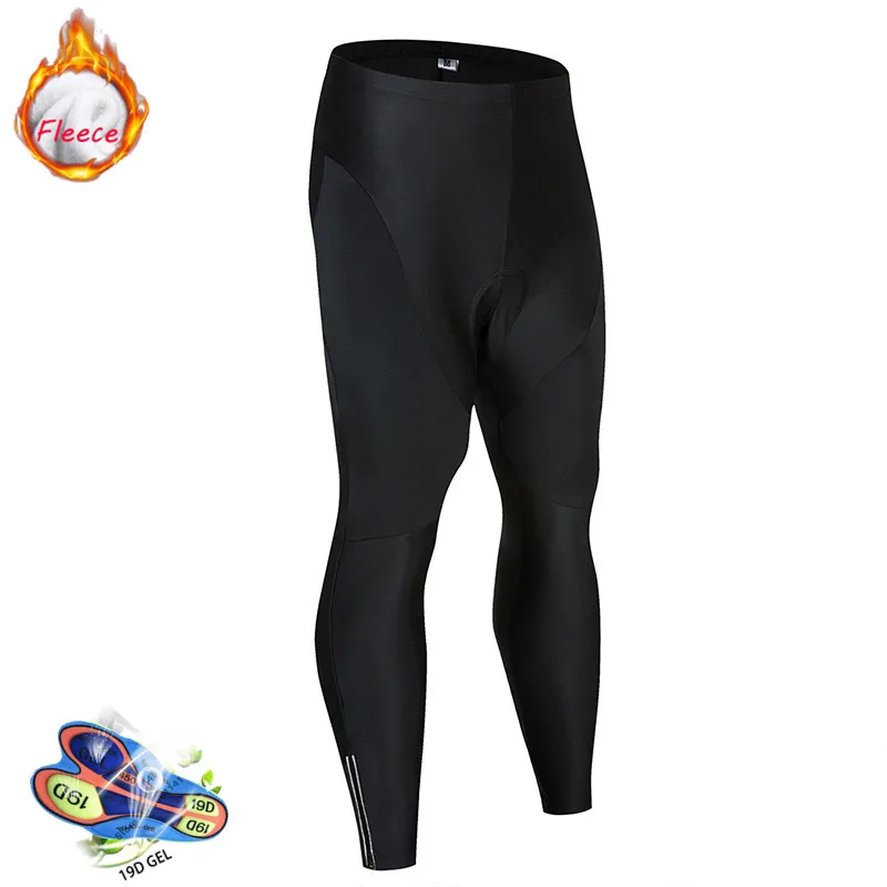 long Trousers Зимняя профессиональная команда термальная флисовая велосипедная одежда для мужчин с длинным рукавом Джерси костюм Открытый MTB Одежда для велоспорта - Цвет: long Trousers