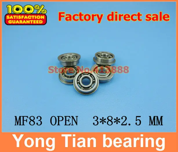 

1PCS High Quality MF83 RF-830Y52 FLBC3-8 3*8*9.2*2.5*0.6 metric series flanged miniature deep groove ball bearing