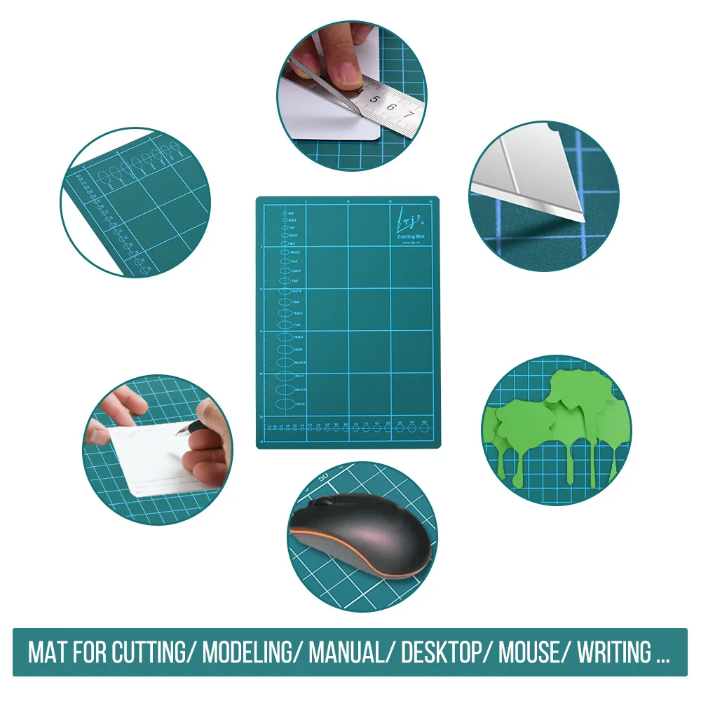 Двухсторонний коврик для резки формата А4/А3 легко чистится