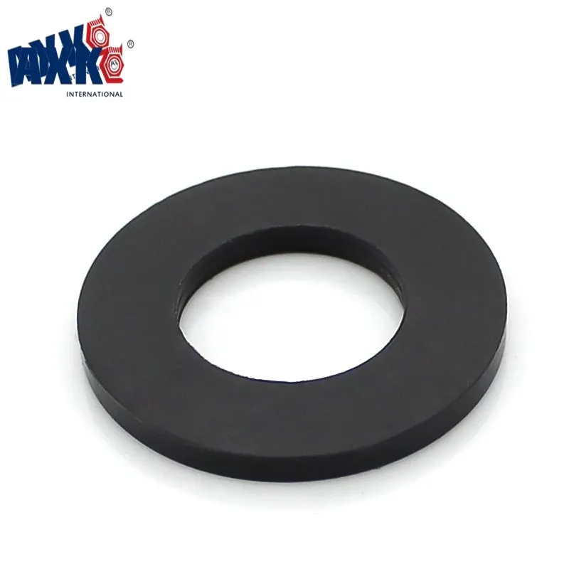 

AXK 100 шт. DIN125 ISO7089 M2 M2.5 M3 M4 M5 M6 M8 M10 черная пластиковая нейлоновая шайба, плоская распорка, шайба, прокладка, кольцо