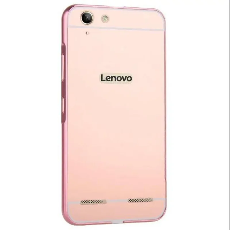 Для Fundas Lenovo Vibe k5 чехол K5 plus K5plus Зеркальный Алюминиевый корпус металлическая рамка