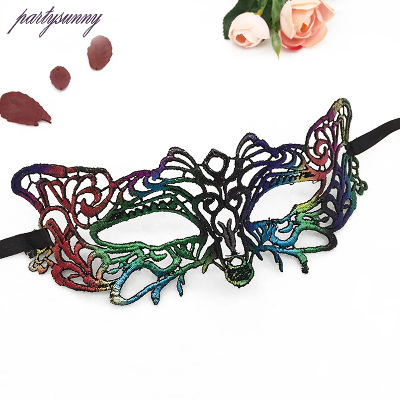 PF маскарадные маски Тигр верхняя половина маска фантазии вырез для глаз Хэллоуин