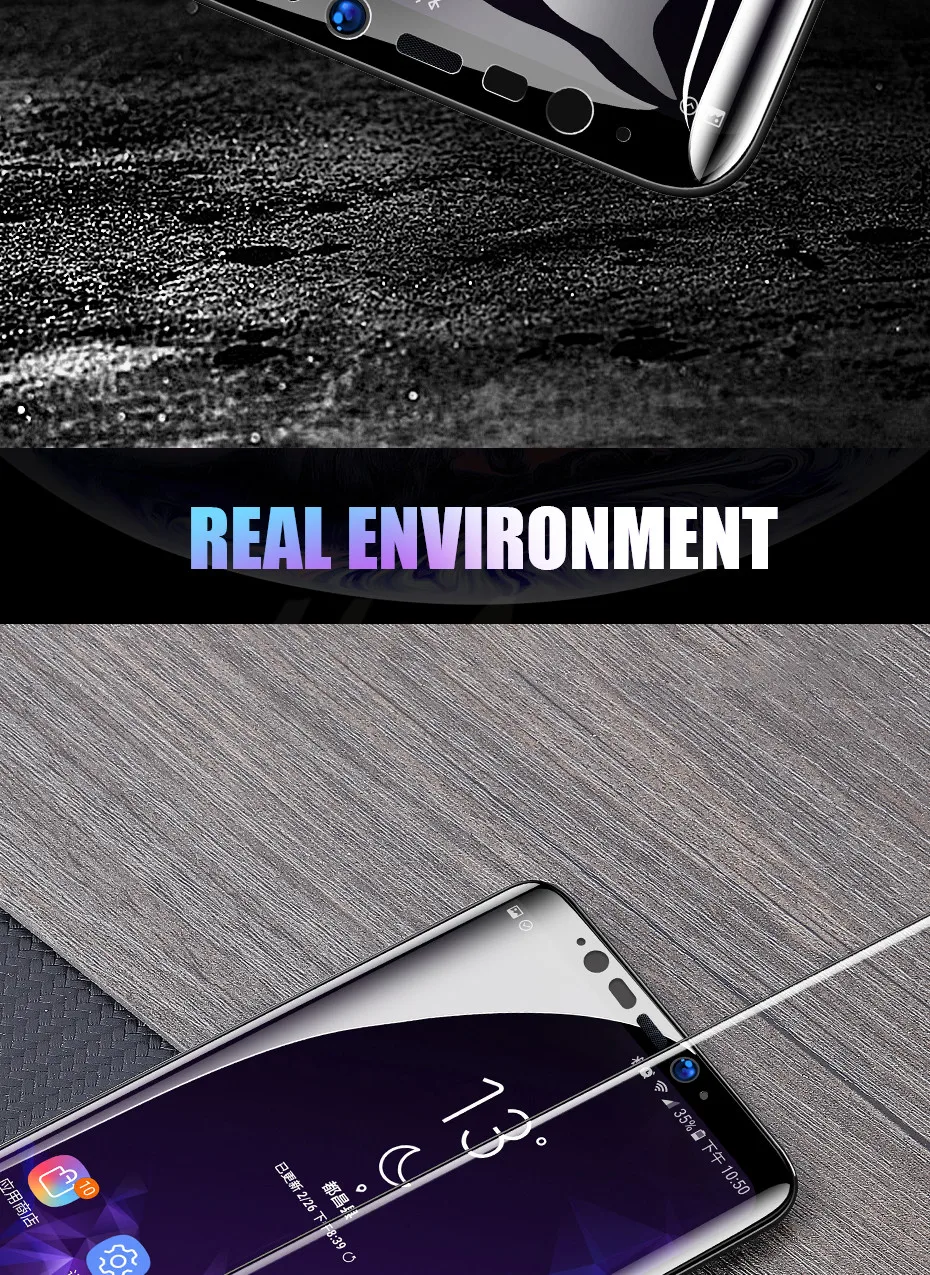 Защитная пленка H& A 6D для samsung Galaxy S9 S8 Plus Note 9 8 из закаленного стекла на S9Plus S8Plus