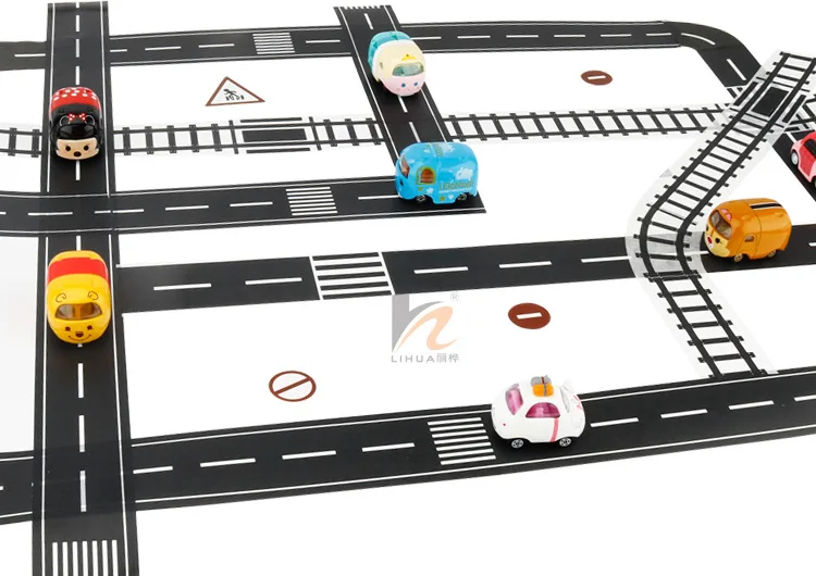 Игрушечная лента для парковки сделай сам железная дорога дизайн парковочная