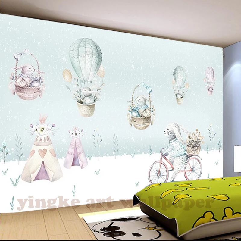 

Custom Size Mural cartoon 3d Photo Wallpaper childern bedroom 3d wallpaper