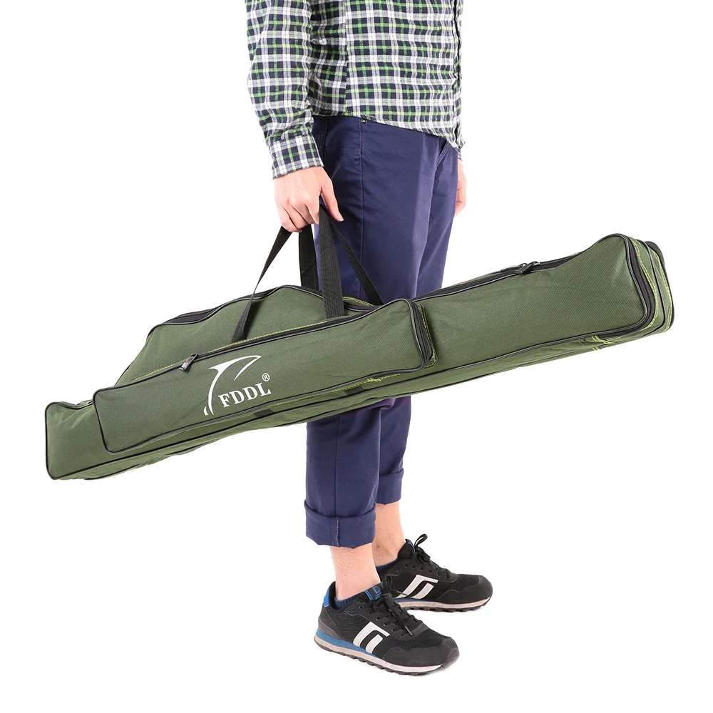 FDDL 90/110 см сумка для рыбалки удочки рыболовных снастей Настоящая приманка рыбы