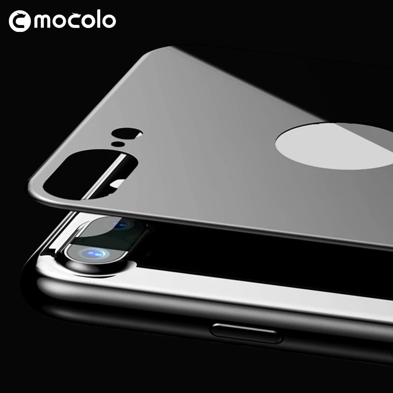 Для iPhone 8 защита заднего экрана Mocolo Настоящее 3D полное покрытие 9H Закаленное стекло пленка для iPhone 8 Plus защита заднего экрана