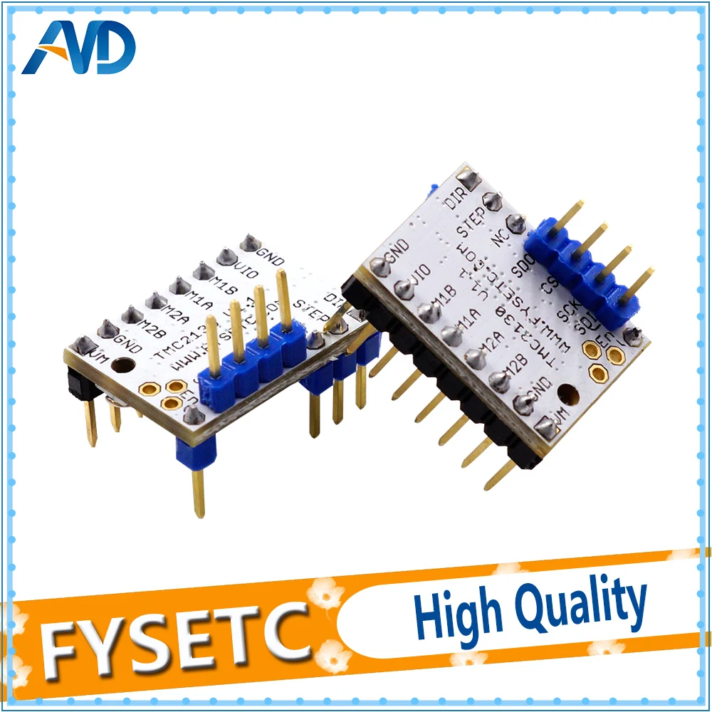 10X TMC2130 V1.1 для функции SPI шаговый двигатель с радиатором сверхтихий VS TMC2100 TMC2208 V1.0 |
